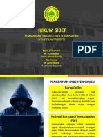 Slide Hukum Siber Kel 3 - Cyber Terorism Dan Intelektual Property