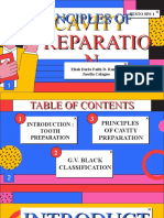 Principles of Cavity Preparation