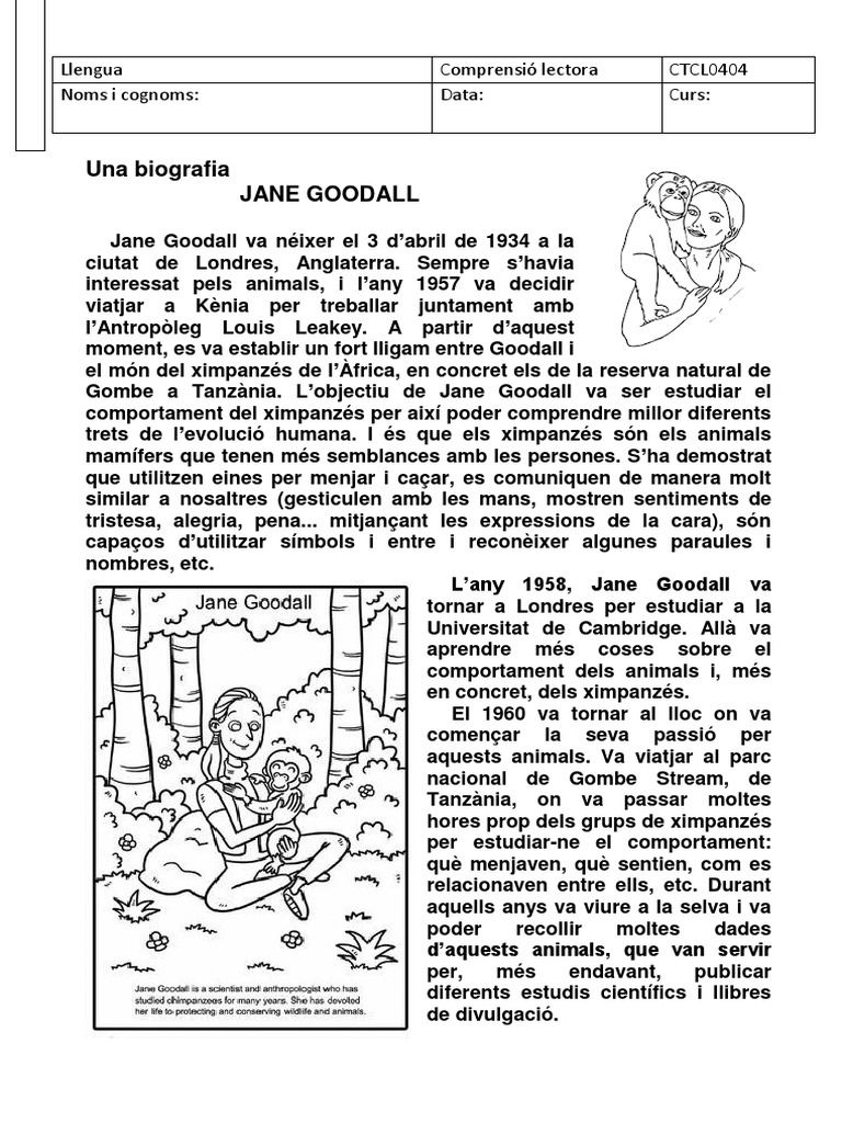 CL0404 Jane Goodall | PDF