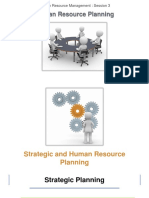 Human Resource Management: Session 3 - Strategic and Human Resource Planning