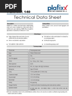 Technical Data Sheet: Plafixx 140