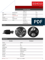 SS4010 starter motor product card