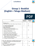TSPSC Group 1 Booklist and Syllabus