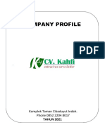 Company Profile CV Kahfi