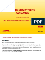 DHL Express Lithium Battery Guide