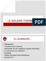 Le Solaire Thermique2011-2012
