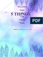 5 things game