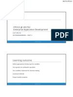 ITP213 at 2017S2 Enterprise Application Development: Learning Outcome