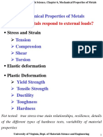 Mechanical Properties of Metals: How Do Metals Respond To External Loads?