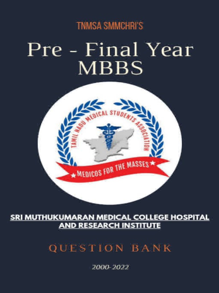 3rd MBBS QN Bank TNMSA SMMCHRI | PDF