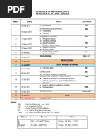 Schedule Method -2 10-11