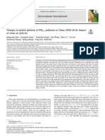 Changes in Spatial Patterns of PM2.5 Pollution in China 2000-2018 Impact of Clean Air Policies