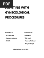 Assisting With Gynecological Procedures