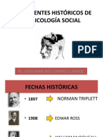 1 Antecedentes Históricos de La Psicología Social.