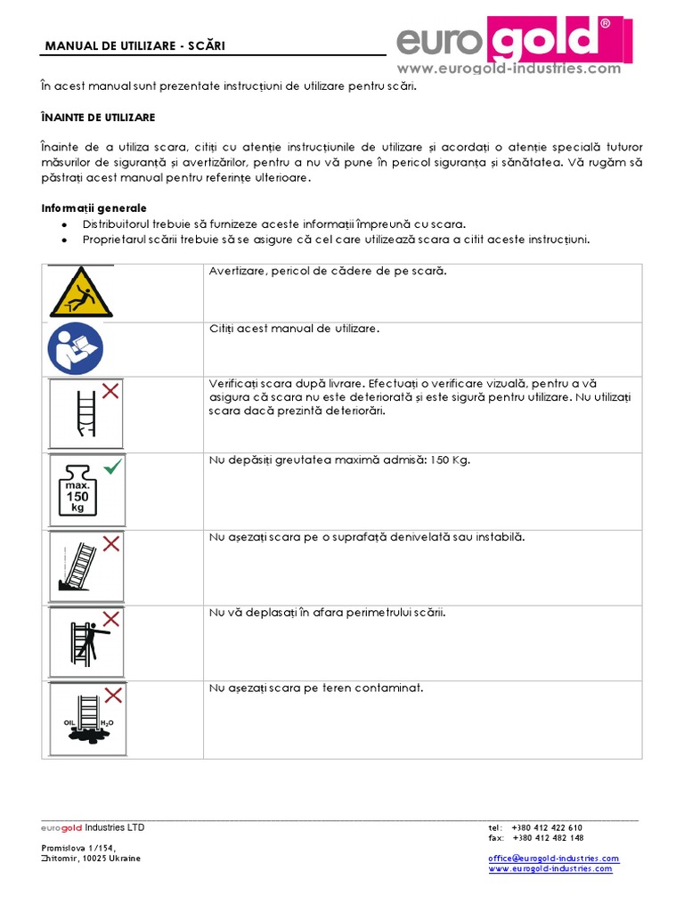 Utilizare Scari | PDF
