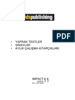 Yaprak Testler - Sinavlar - Aylik Çalişma Kitapçiklari: Grade