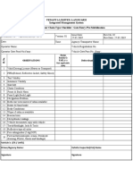 Dozer-Payloader CH Inspection Checklist GE