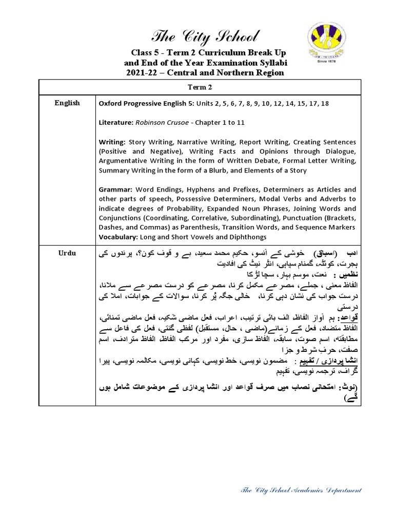 Lead Evs Workbook Answers Class 5 Term 2 Pdf Download