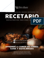 RECETARIO Nutricón