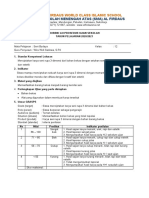 Format Rubrik Ujian Sekolah - 12 - Seni Budaya