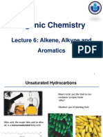 Organic Chemistry: Lecture 6: Alkene, Alkyne and Aromatics