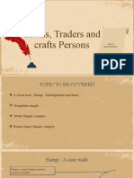 Towns, Traders and Crafts Persons: Done By: Hasini Prabhakaran