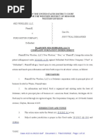 22-03-29 Neo Wireless LLC v. Ford Motor Company W.D. Mo.