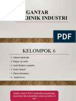 Pengantar Tekhnik Industri Kelompok 6