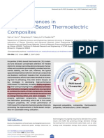 Recent Advances in Polyaniline Based Thermoelectric Composites