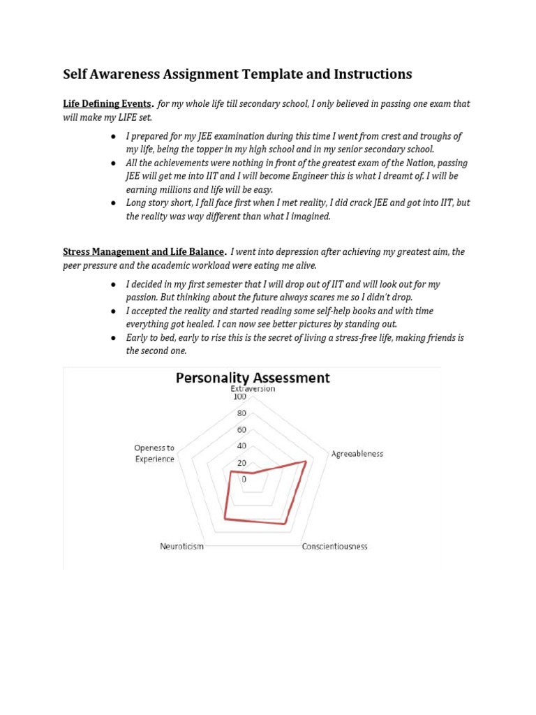 Self-Awareness and Stress Management Guide | PDF | Self-Improvement
