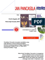 PENGANTAR PANCASILA DI PERGURUAN TINGGI