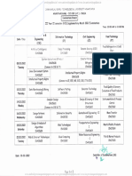 Timetable For B.Tech III Yr II Sem Mar 2022 Exams