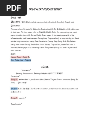podcast script