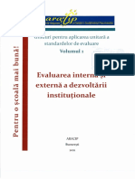 GHID - Volumul 1 - Evaluarea Internă Și Externă a Dezvoltării Instituționale