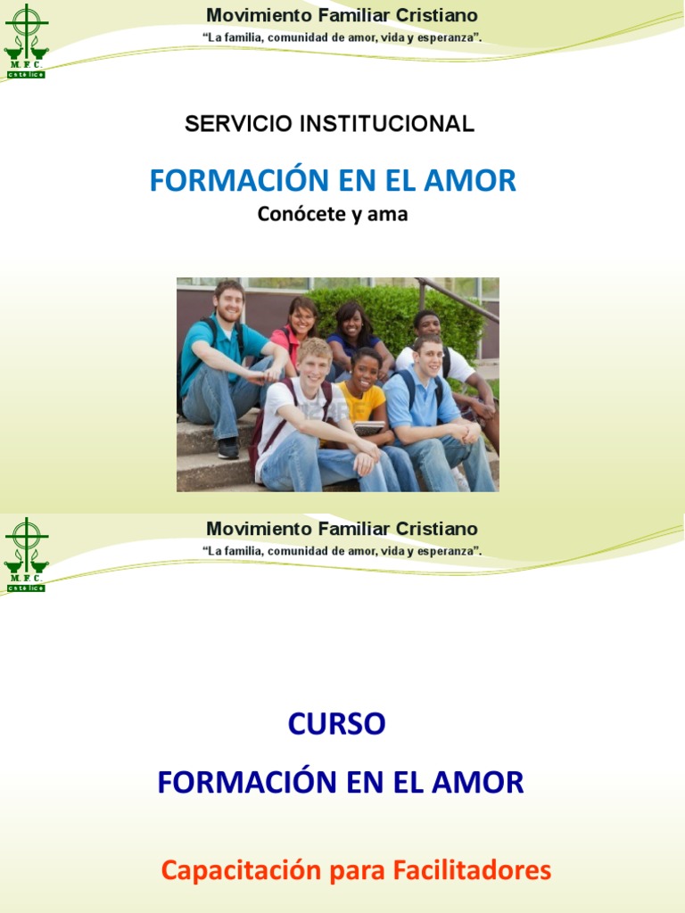 Formación en el Amor para Jóvenes | PDF | Amor