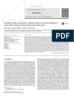 Feasibility Study of Ultrasonic Elliptical Vibration-Assisted Reaming of