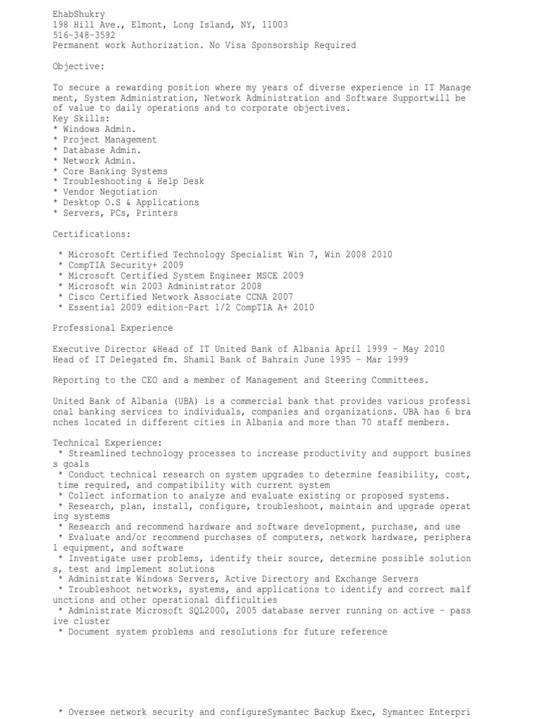 IT Management and Network Admin Expertise | PDF | System Administrator ...