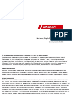 Hikvision NVR and DVR Product - Communication Matrix - Baseline - 20200429
