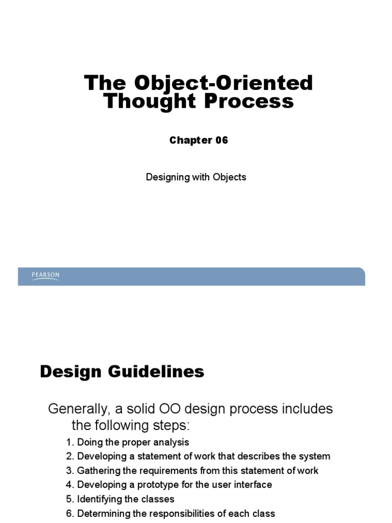 The Object-Oriented Thought Process | PDF | Class (Computer Programming ...