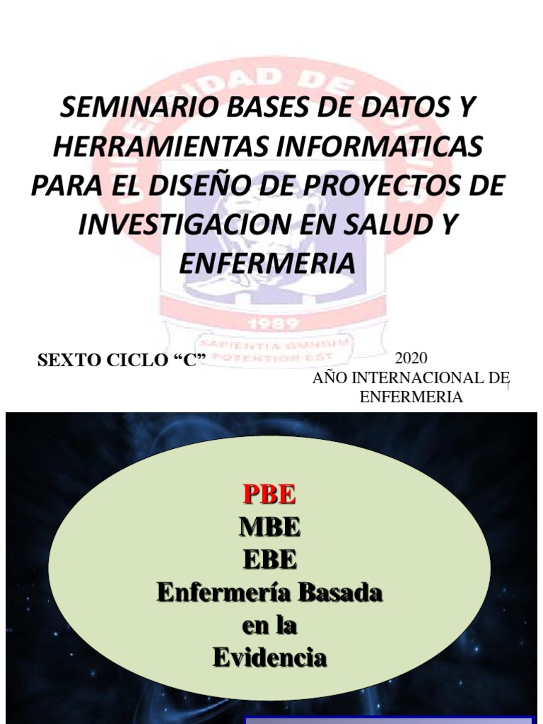 Ebe Enfermeria Basada en La Evidencia | PDF | Enfermería | Evidencia ...