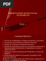 PAS 1 - Presentation of FS For LMS