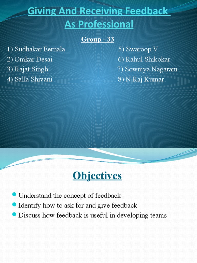Effective Feedback Techniques for Professionals | PDF