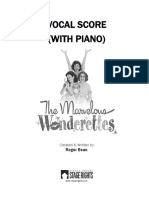 Marvelous Wonderettes Vocal Score With Piano