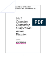 2015 Canadian Computing Competition: Junior Division: Sponsor