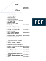 ITP Checklist Format No