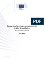 Evaluation of The Implementation of The Dublin III Regulation en