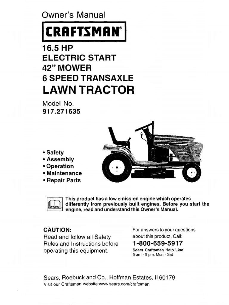Craftsman Mower2 PDF Tractor Clutch