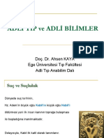 ADLİ TIP-2 (Adli Bilimler)