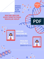 Kelompok 7 - Offering B - Proses Modifikasi Pasca Transkripsi Dan Macam-Macam Kode Genetik