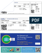 6E 862 2310 Hrs Zone 3 7A: Boarding Pass (Web Check In)